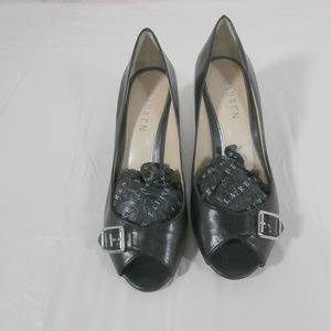 RALPH LAUREN Women  Black Size 7B Shoes